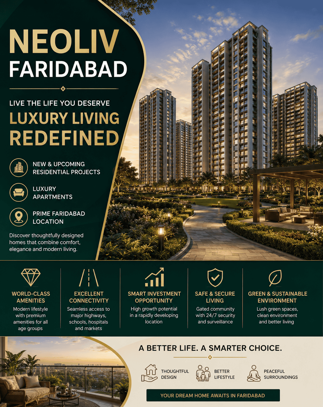 NeoLiv Faridabad Banner